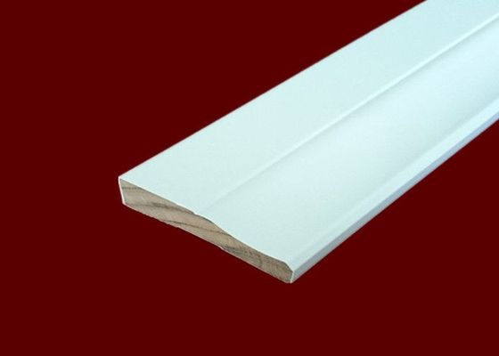 Cubierta decorativa blanca residencial que moldea el PVC celular del 100%