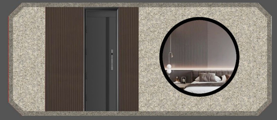 Imitación de la madera Simulación de la decoración de la madera con diversas texturas y envases